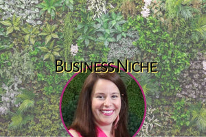 Women at Half Time Podcast with Lindsay Scherr Burgess - Green Wallscapes as a Business Niche
