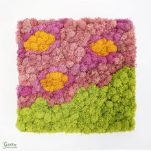 Flower Power Wall Art | Moss Wall Art