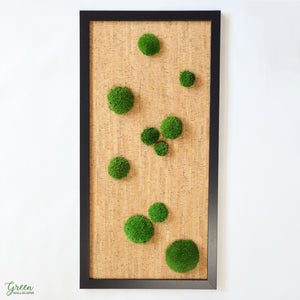 Nature's Polka Dots Wall Art - Moss and Cork Modern Wall Art