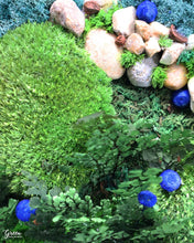 Teal and Spring Green Hexagon