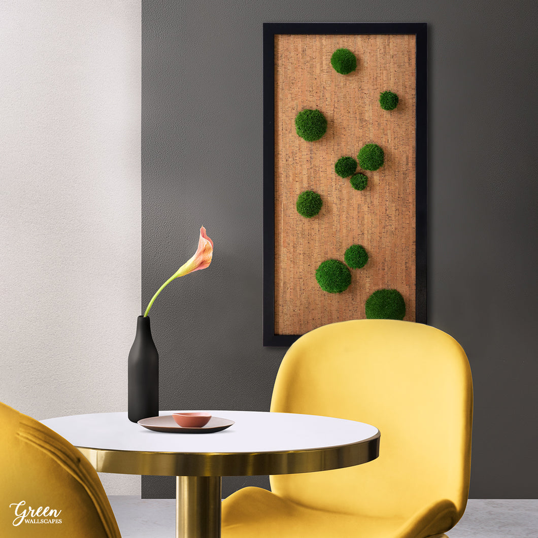 Nature's Polka Dots Wall Art - Moss and Cork Modern Wall Art