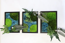 Floral Azure Triptych