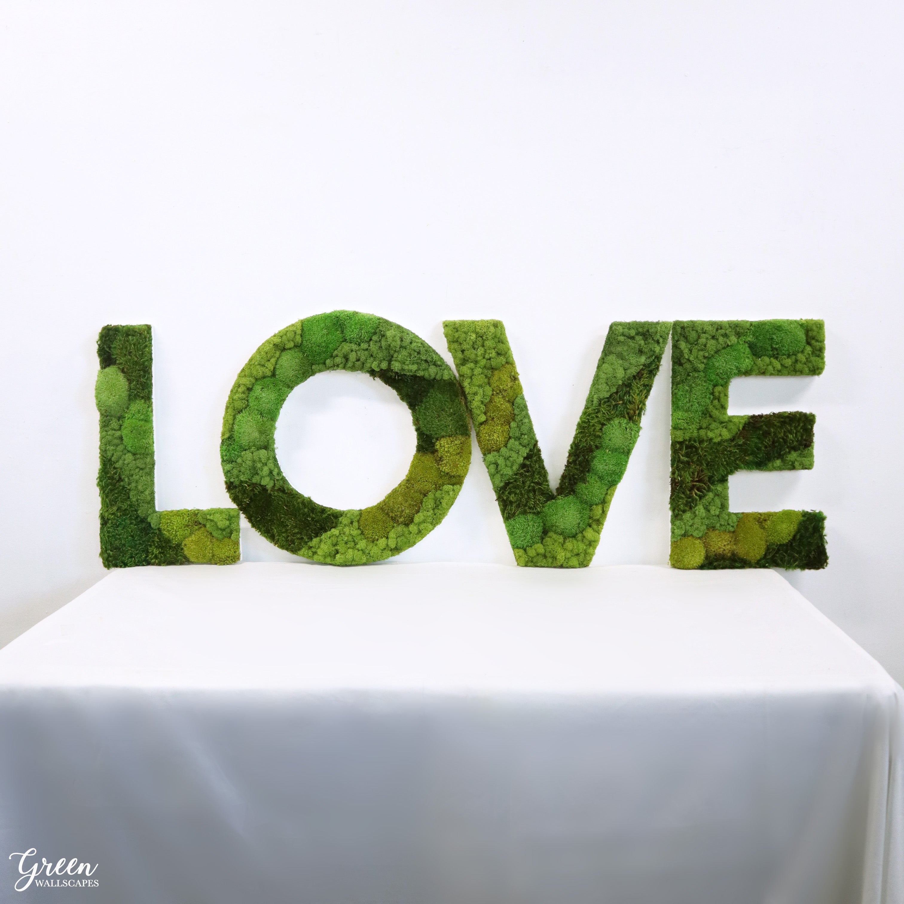 Moss Lettering Moss Art of LOVE