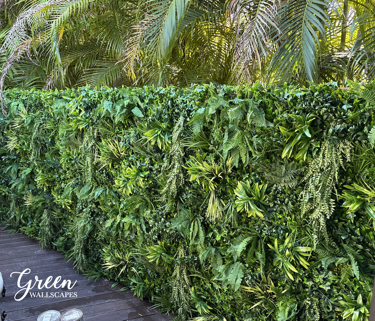 Large Outdoor Faux Plant Wall