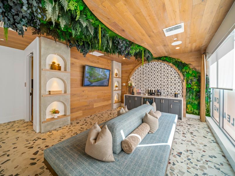 Moss Ceiling, Botanica Ceiling, Ferns, Green Wallscapes
