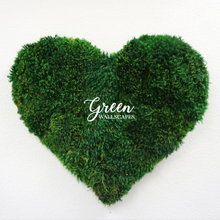 Mood Moss Heart Art | Green Wallscapes