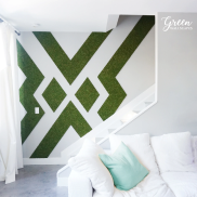 geometric moss art