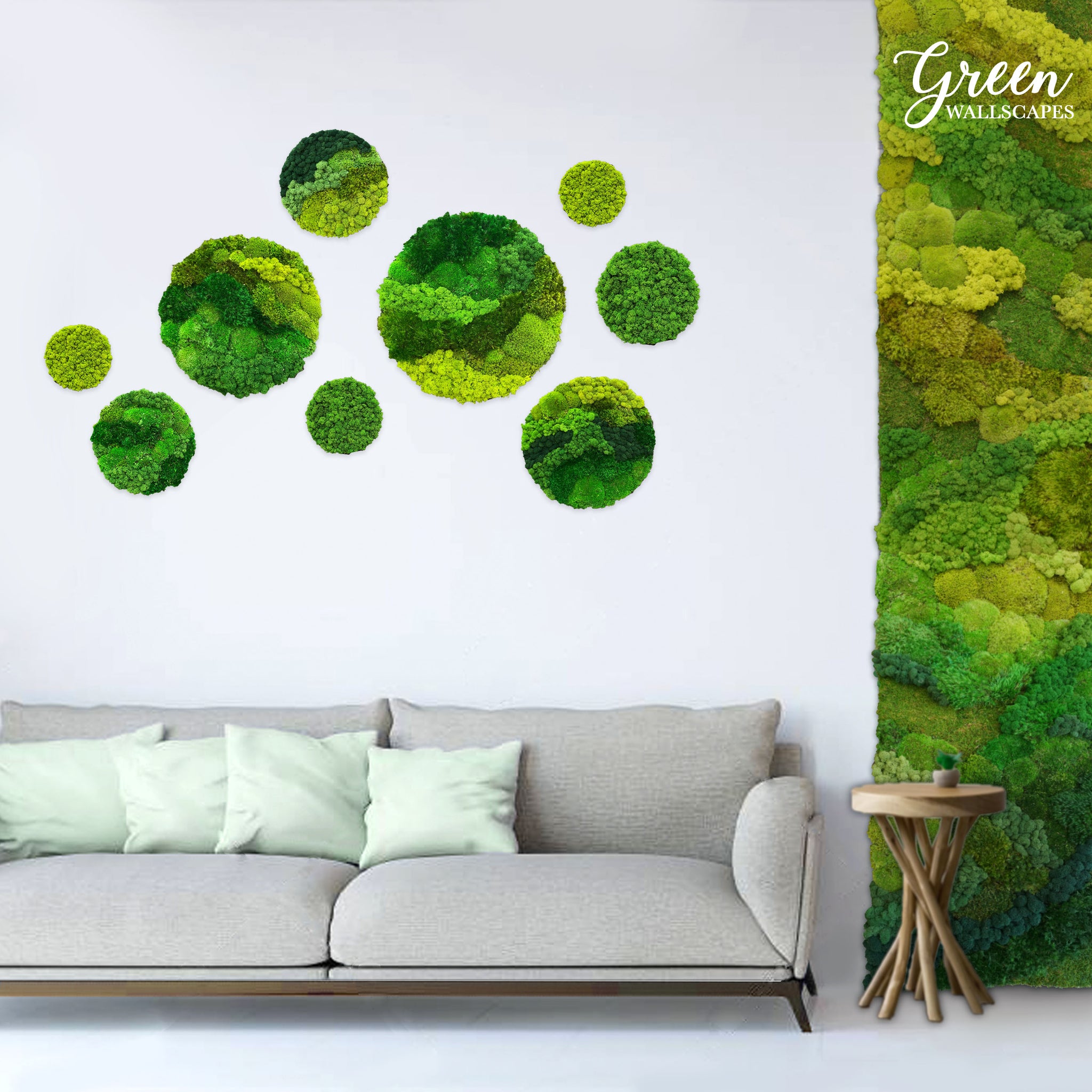 Custom Moss Art for your Home  Moss Decor – Green Wallscapes