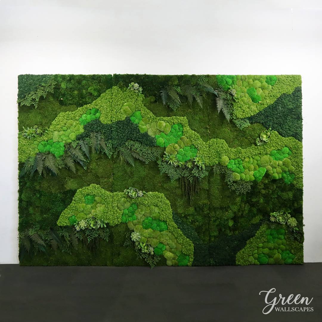 succulent walls for sale Amazonia Collection - Succulent & Moss Wall - Green Wallscapes Custom 2 - Call For Pricing