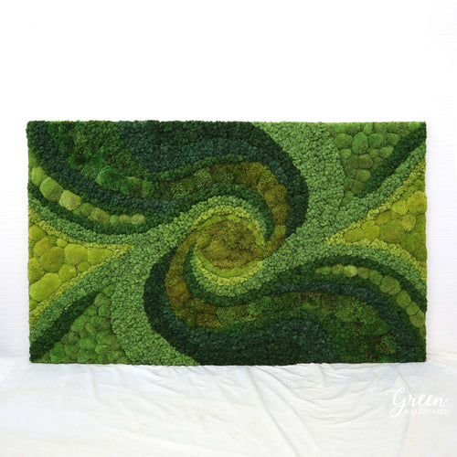 Nebula Eye Moss Art - Classic Green