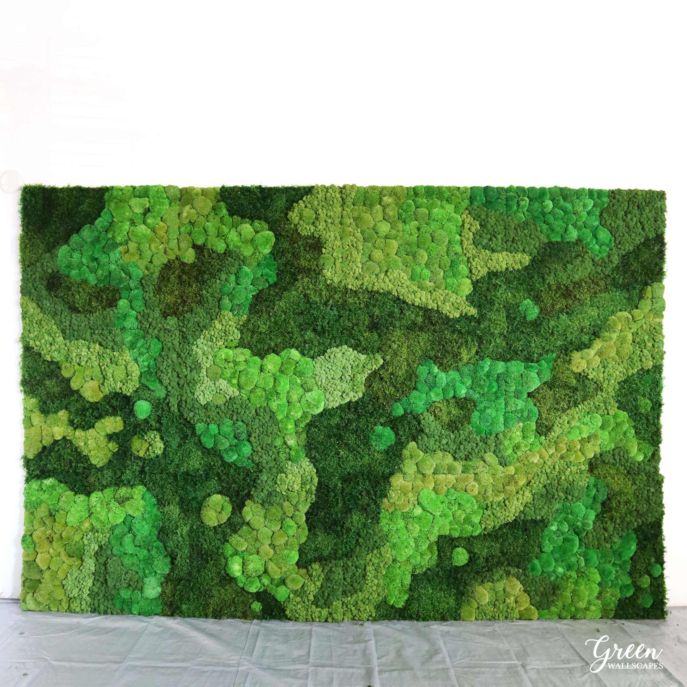 moss wall texture