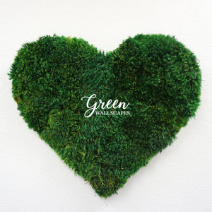 Mood Moss Heart | Moss Heart | Mood Moss | Preserved Moss Art | Moss Wall Hanging | Unique Heart Art | Plant Art